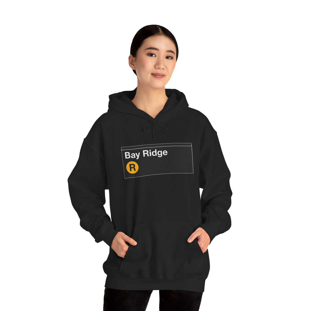 Bay Ridge Hoodie — Italian Flag Script Pullover