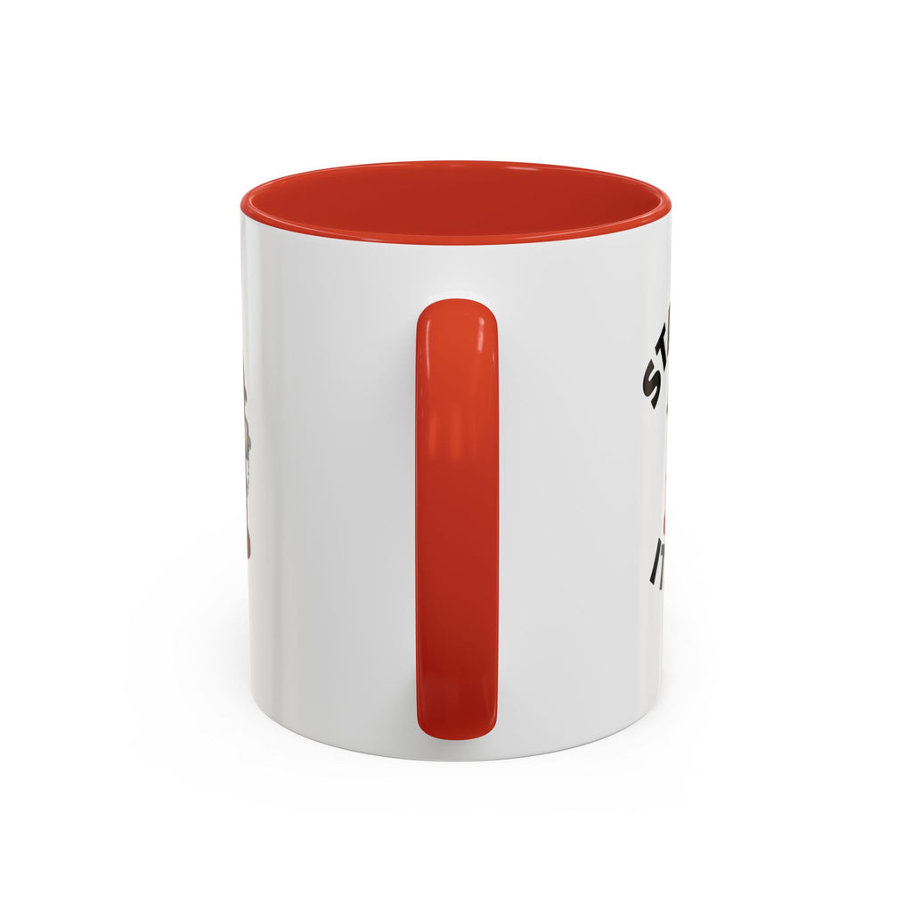Staten Italy Coffee Mug with Fire Hydrant Design, Unique Gift for Italians, Fun Kitchen Decor