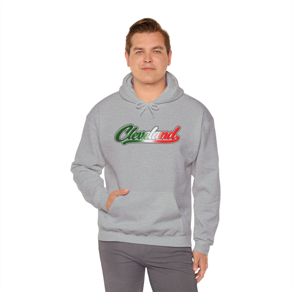 Cleveland Hoodie — Italian Flag Script Pullover