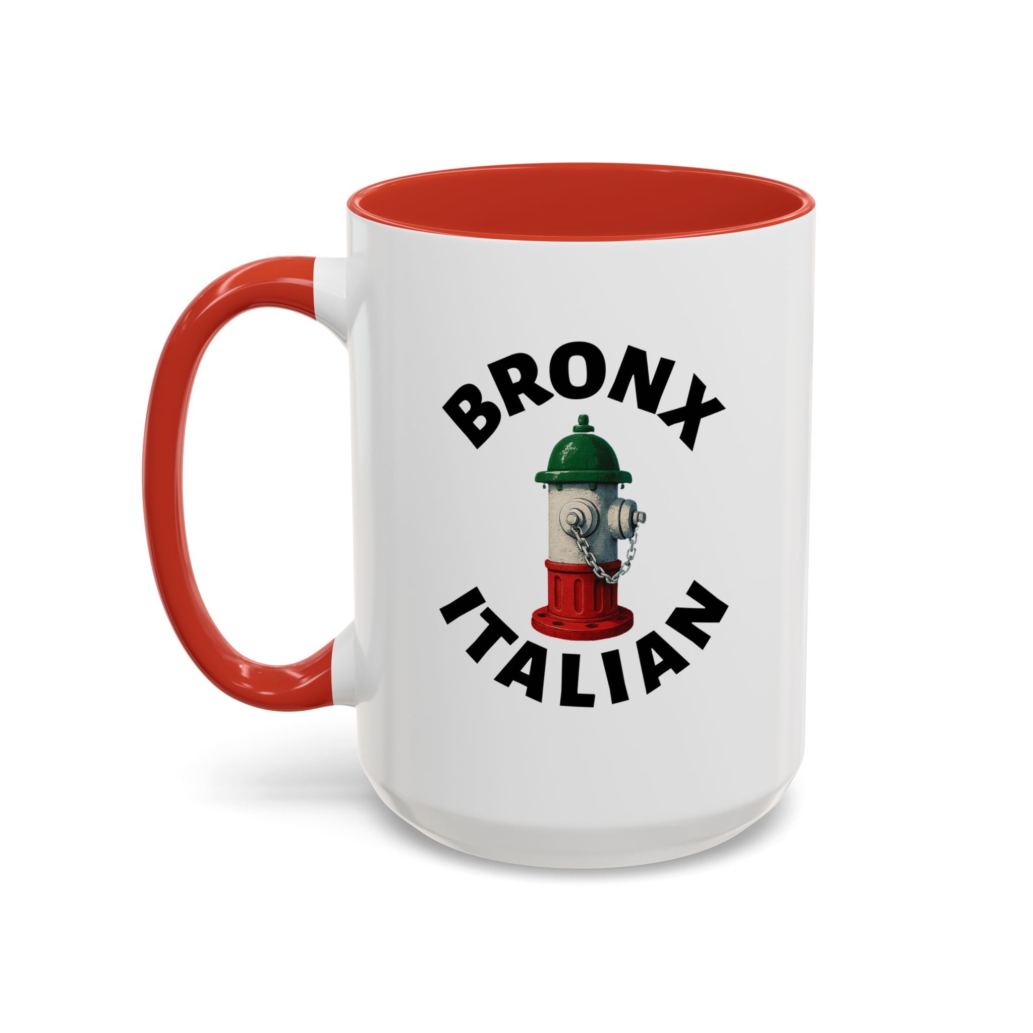 Bronx Coffee Mug with Fire Hydrant Design, Unique Gift for Italians, Fun Kitchen Decor