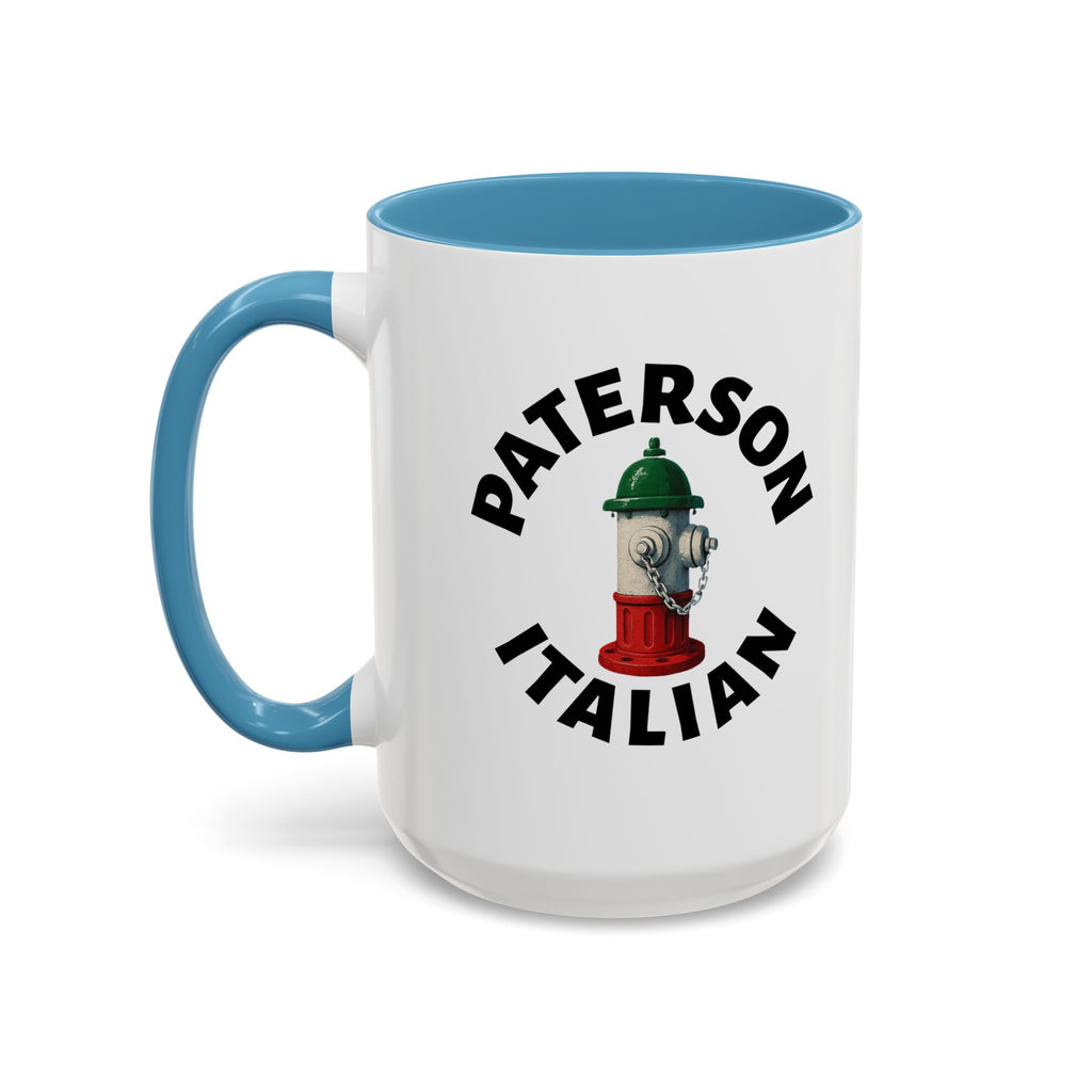 Paterson Coffee Mug with Fire Hydrant Design, Unique Gift for Italians, Fun Kitchen Decor