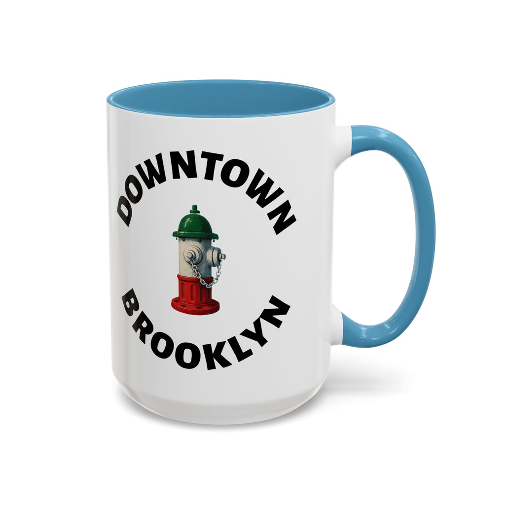 Downtown Coffee Mug with Fire Hydrant Design, Unique Gift for Italians, Fun Kitchen Decor