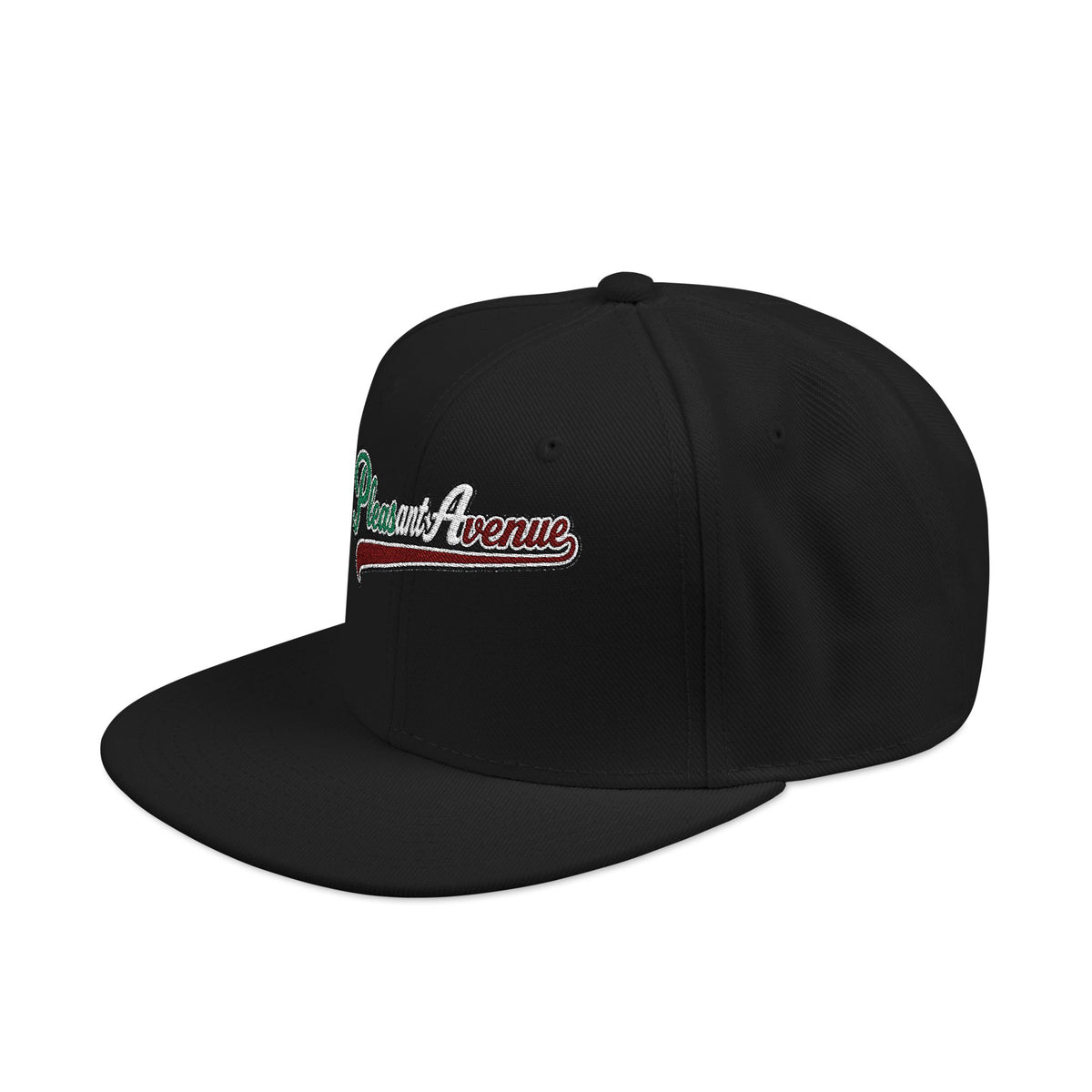 Pleasant Avenue Italian Embroidered Snapback Hat | Street Sign Patch Cap