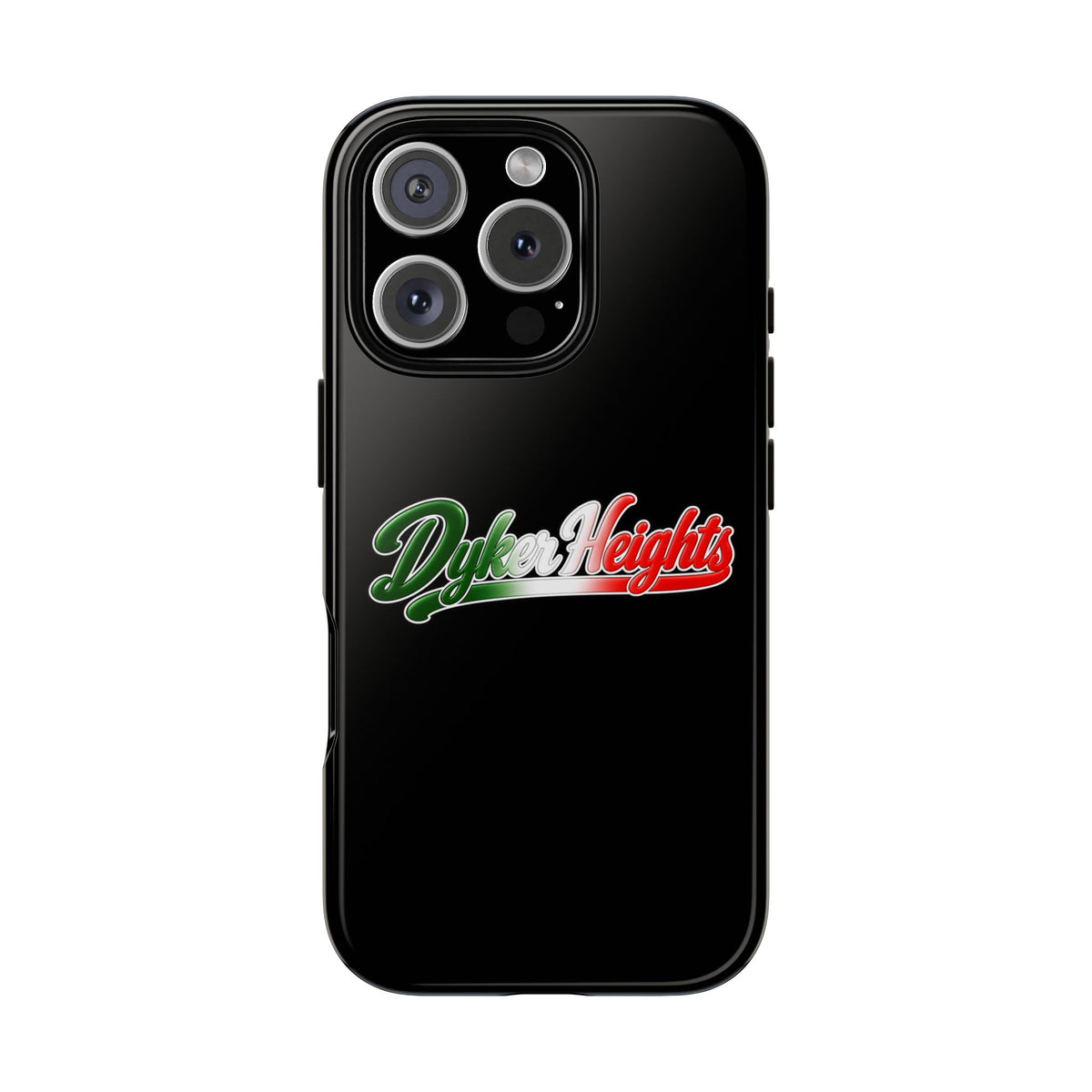 Dyker Heights Black Phone Case, Tough Cases for iPhone, Gift for Italians, Stylish Phone Cover, Unique Phone Accessory