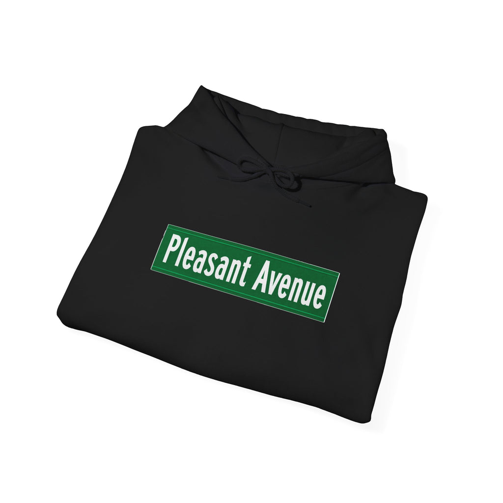 Pleasant Avenue Hoodie — Italian Flag Script Pullover