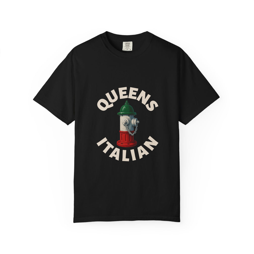 Queens Italian Tee | Street Style, Neighbourhood Pride, Unisex Fashion, Comfortable Casual Wear