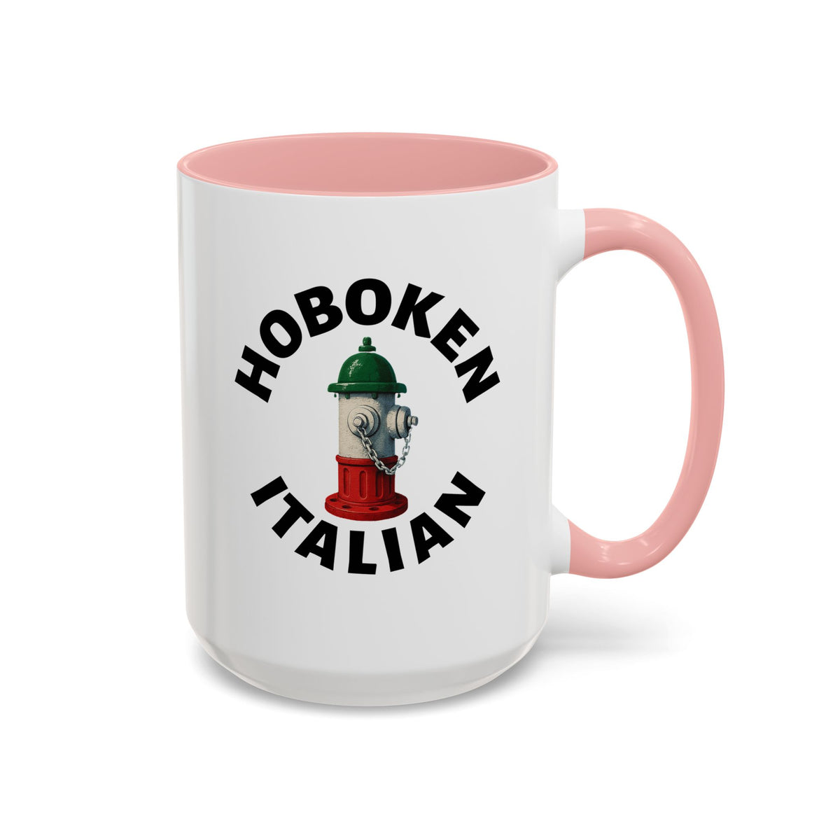 Hoboken Coffee Mug with Fire Hydrant Design, Unique Gift for Italians, Fun Kitchen Decor