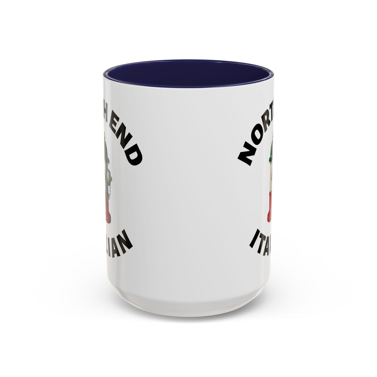 North End Coffee Mug with Fire Hydrant Design, Unique Gift for Italians, Fun Kitchen Decor