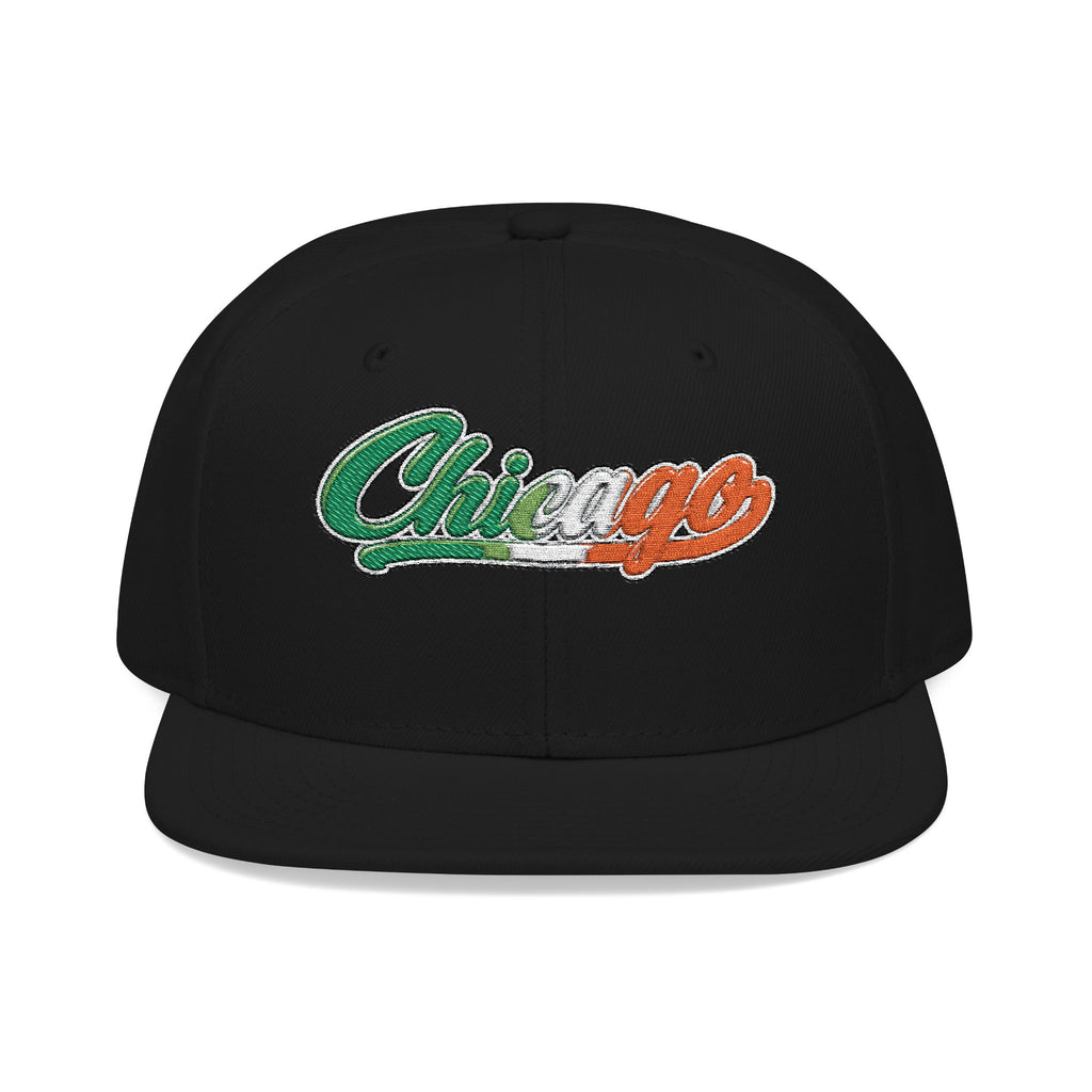 Chicago Italian Embroidered Snapback Hat | Street Sign Patch Cap