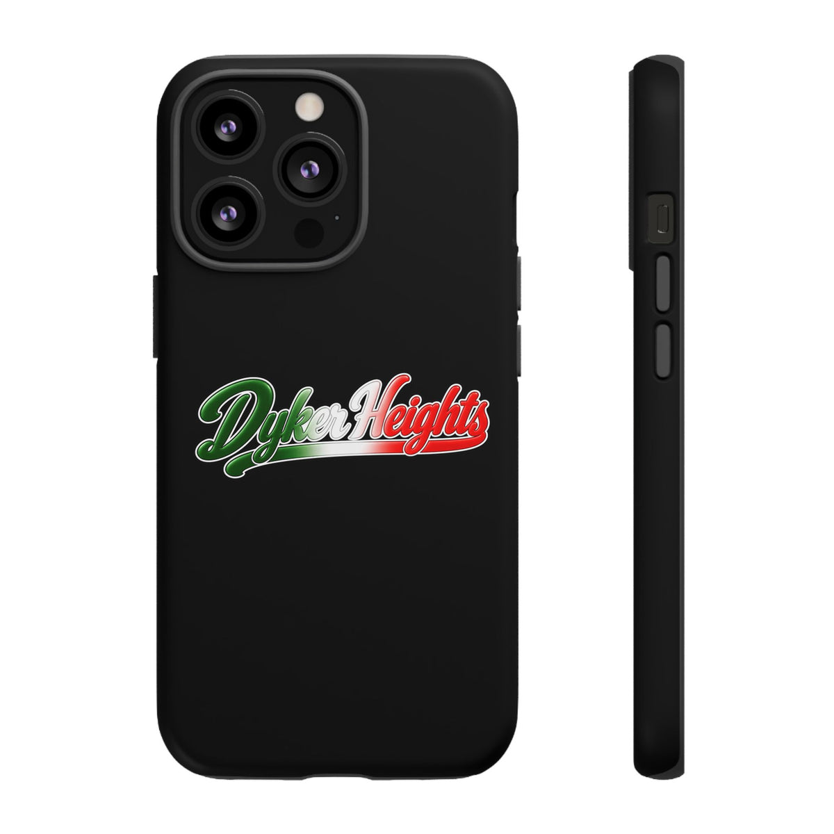 Dyker Heights Black Phone Case, Tough Cases for iPhone, Gift for Italians, Stylish Phone Cover, Unique Phone Accessory