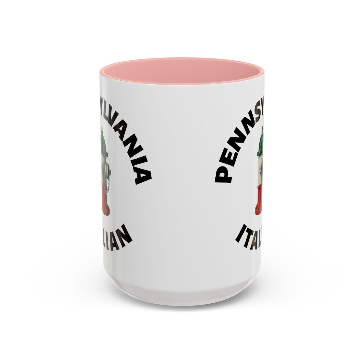 Pennsylvania Coffee Mug with Fire Hydrant Design, Unique Gift for Italians, Fun Kitchen Decor