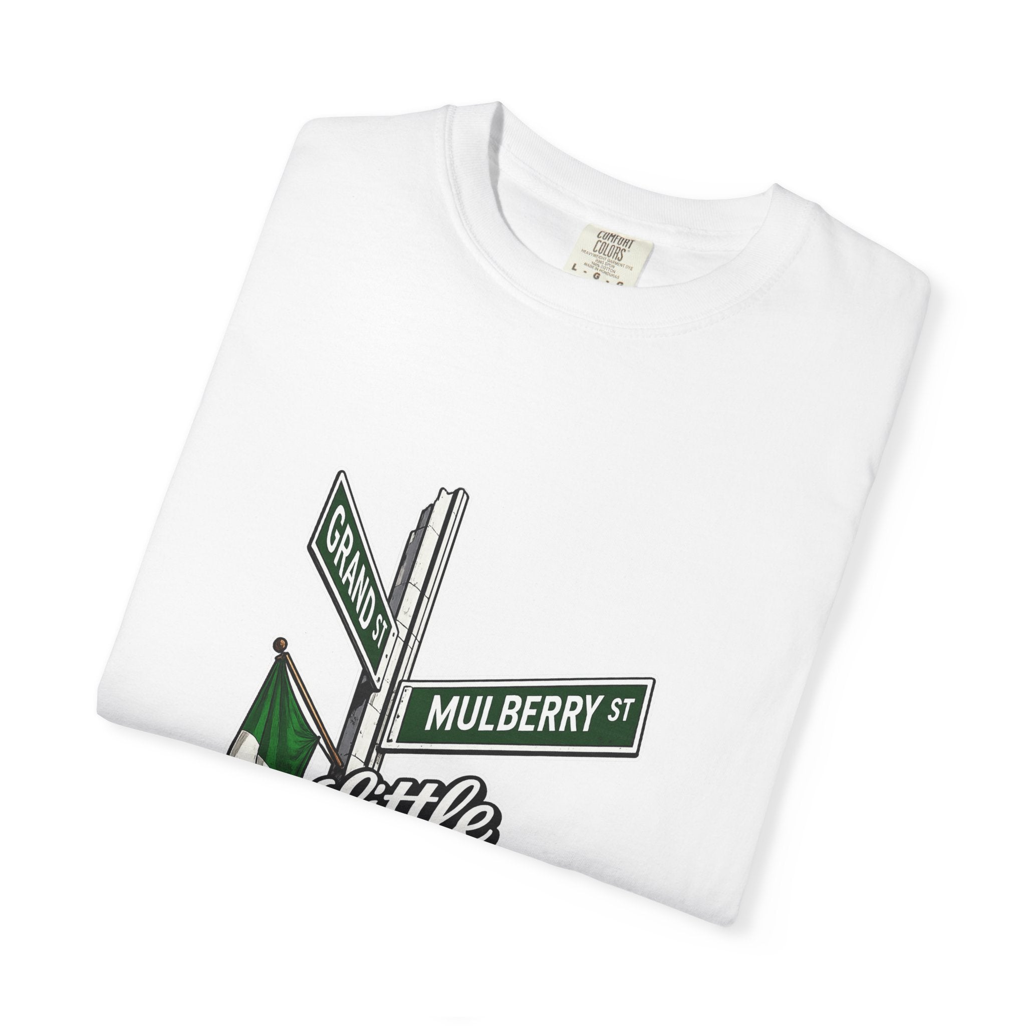 Little Italy with Italian Flag Tee | Street Style, Unisex Fashion, Comfortable Casual Wear