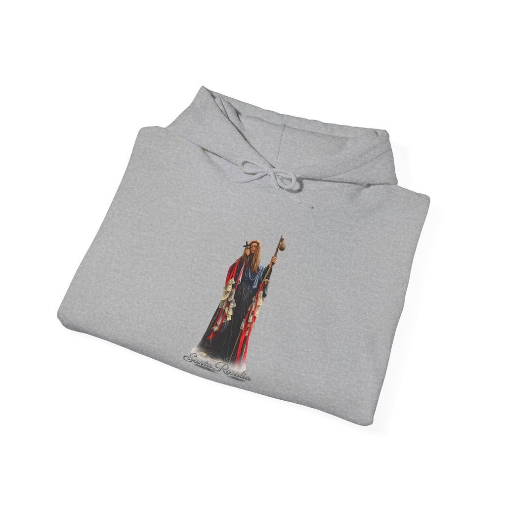Saint Rosalia Hoodie — Italian Flag Script Pullover