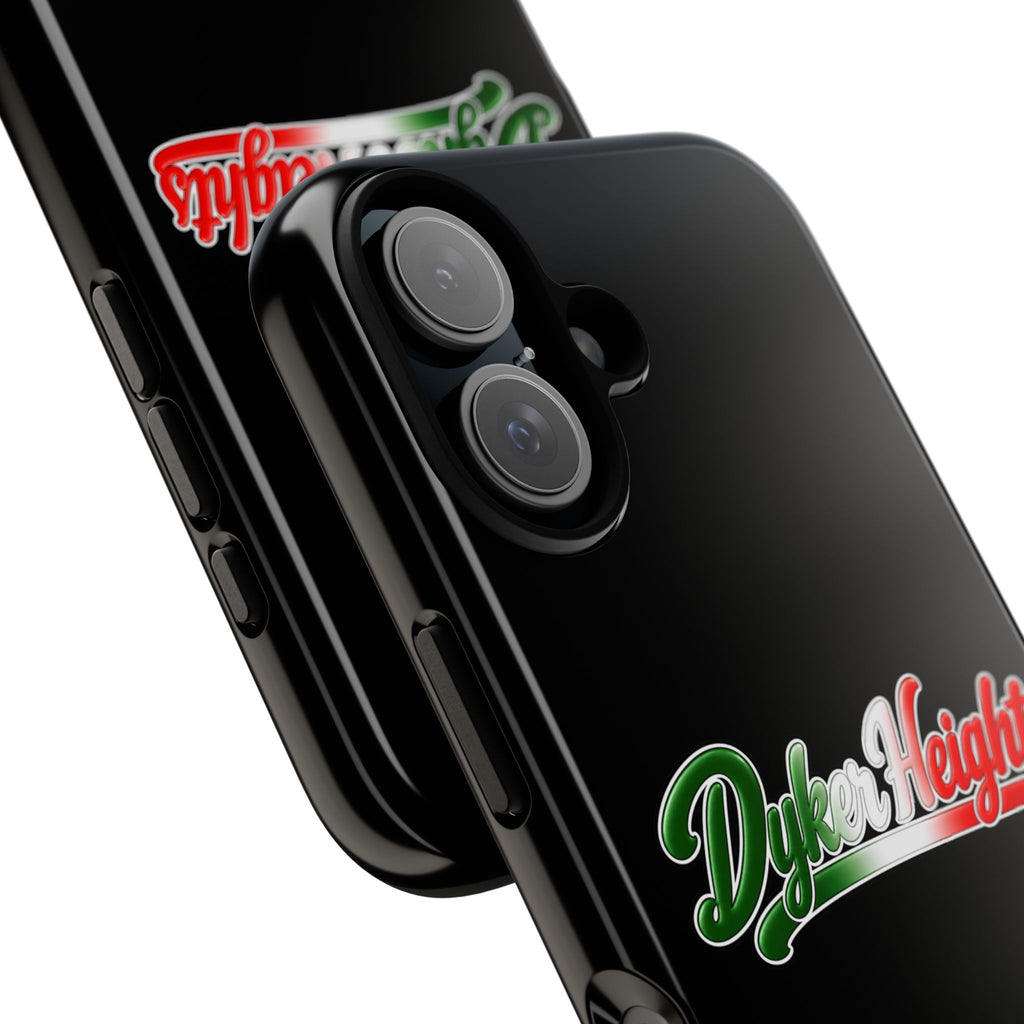 Dyker Heights Black Phone Case, Tough Cases for iPhone, Gift for Italians, Stylish Phone Cover, Unique Phone Accessory