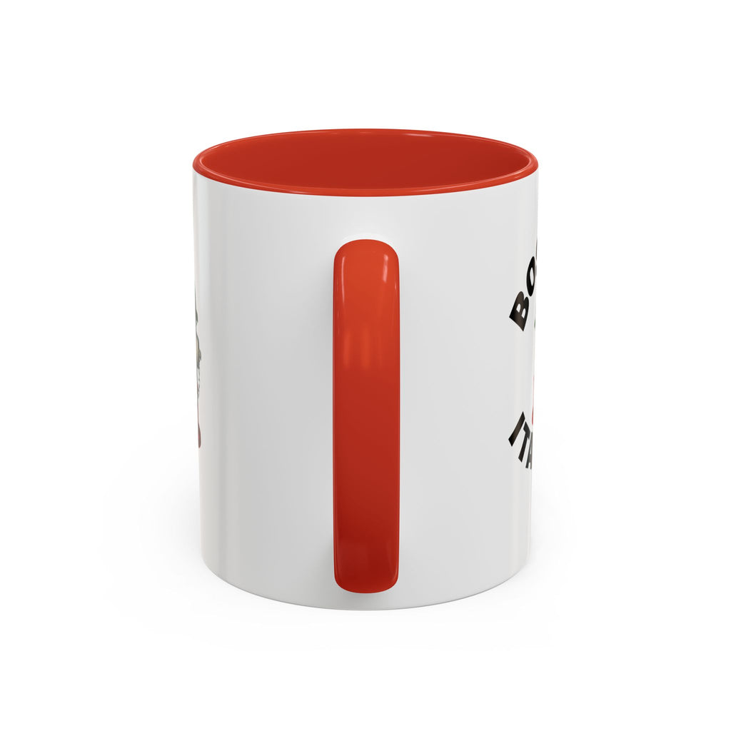 Boston Coffee Mug with Fire Hydrant Design, Unique Gift for Italians, Fun Kitchen Decor