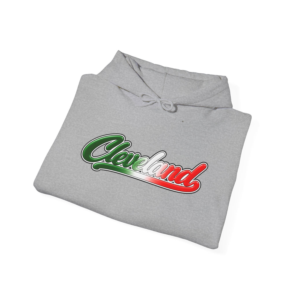 Cleveland Hoodie — Italian Flag Script Pullover
