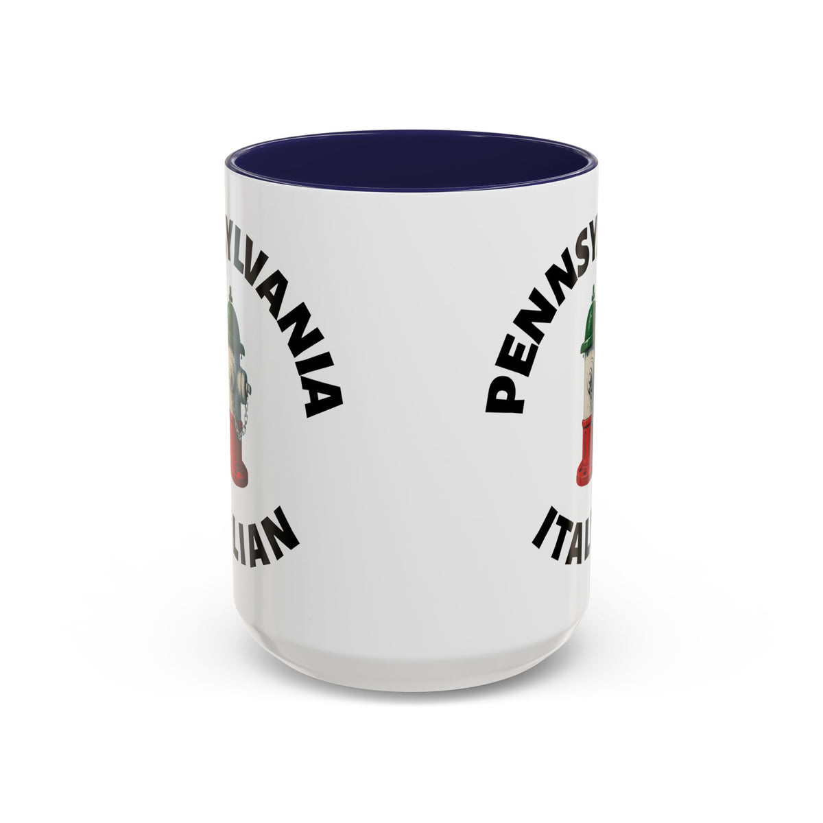 Pennsylvania Coffee Mug with Fire Hydrant Design, Unique Gift for Italians, Fun Kitchen Decor