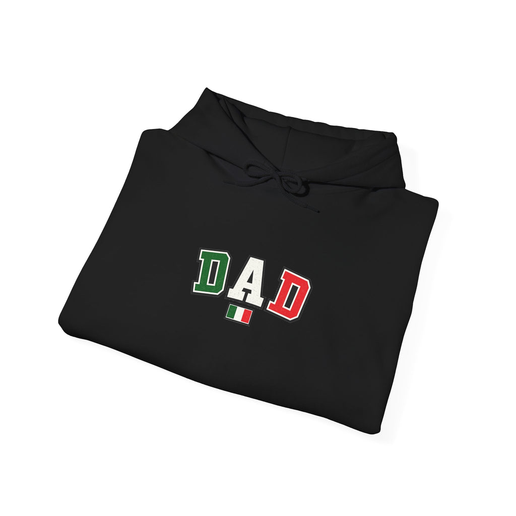 Italian Dad Hoodie — Italian Flag Script Pullover