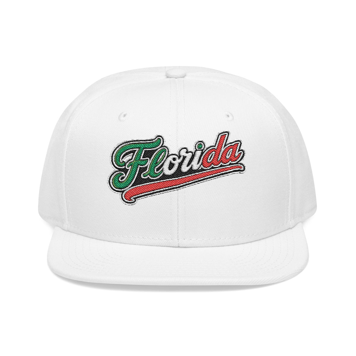 Florida Embroidered Snapback Hat |  Patch Cap
