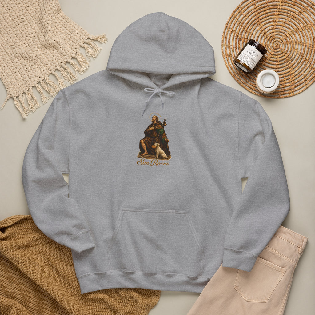 Saint Rocco Hoodie — Italian Flag Script Pullover