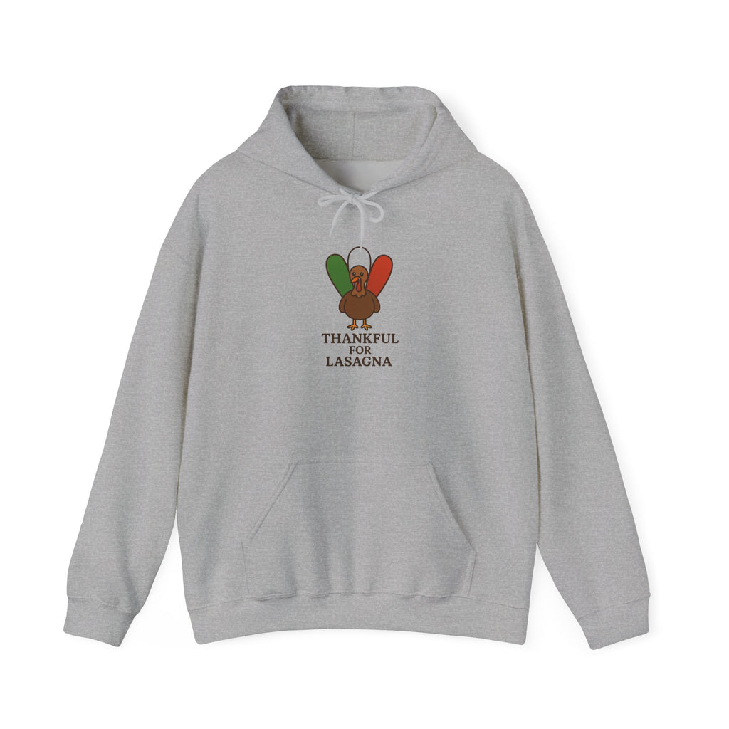 Thanks for Lasagna Hoodie — Italian Flag Script Pullover