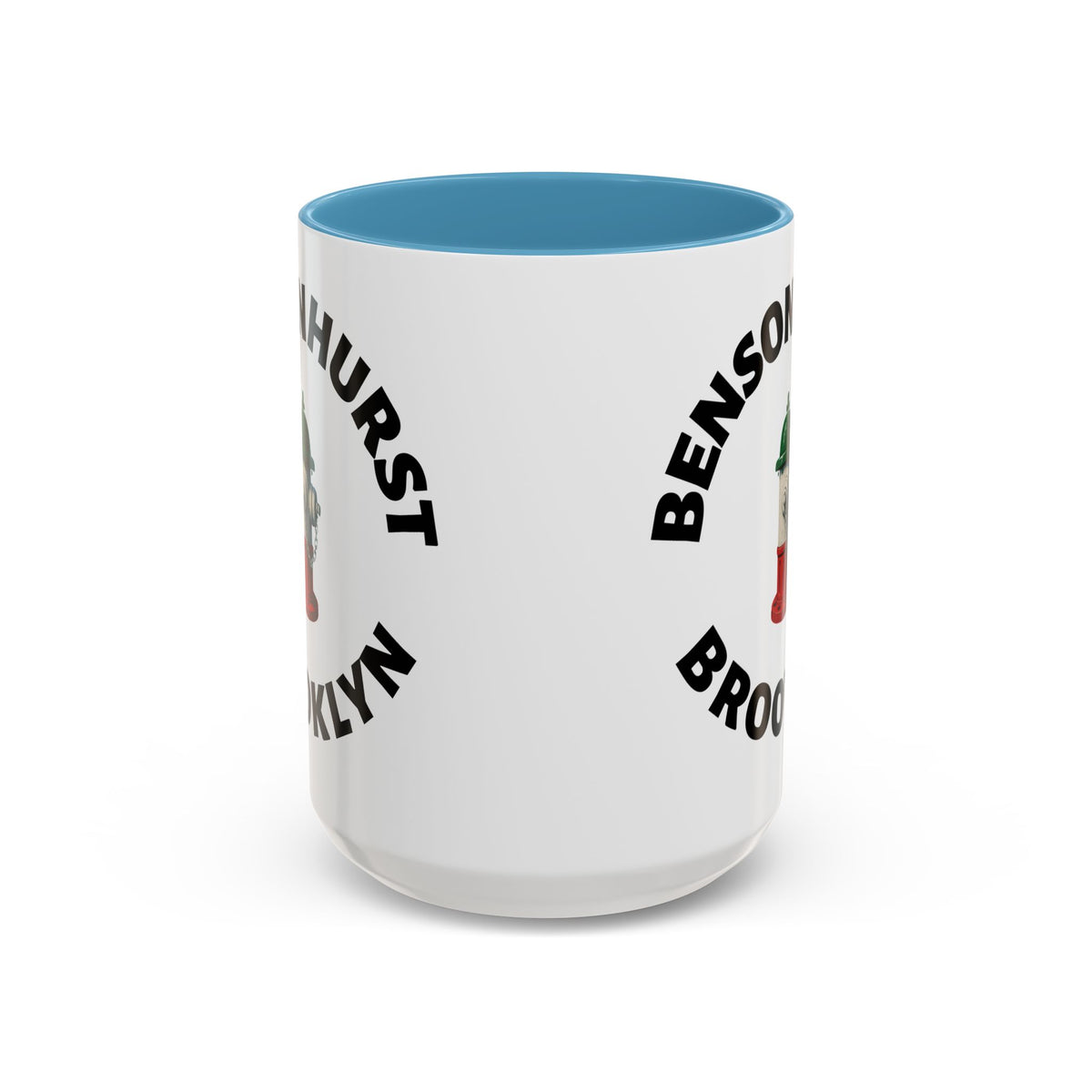 Bensonhurst Coffee Mug with Fire Hydrant Design, Unique Gift for Italians, Fun Kitchen Decor
