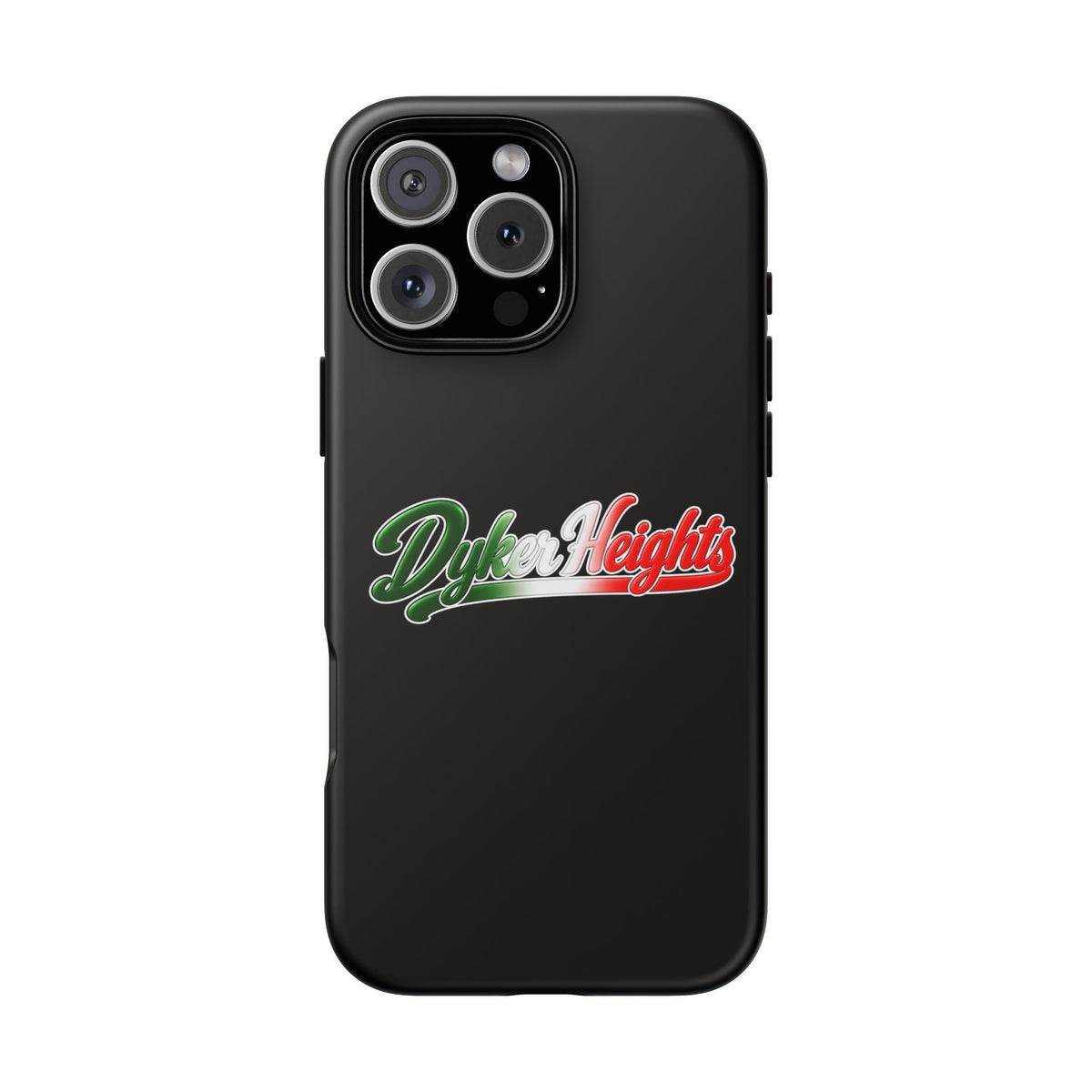 Dyker Heights Black Phone Case, Tough Cases for iPhone, Gift for Italians, Stylish Phone Cover, Unique Phone Accessory