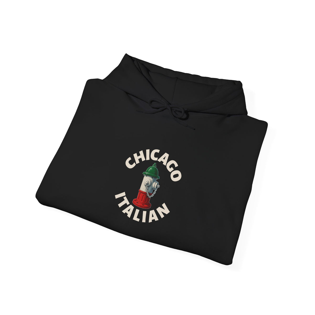 Chicago Italian Hoodie — Italian Flag Script Pullover