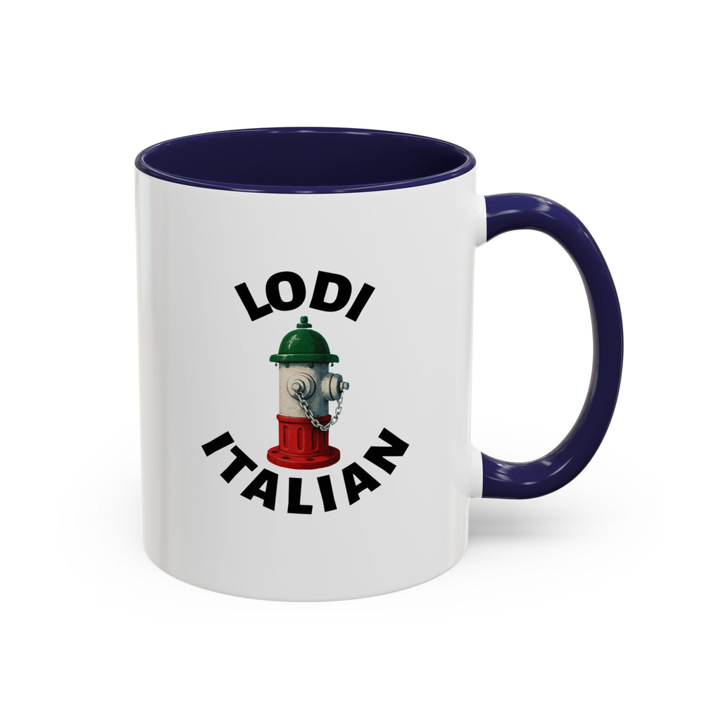 Lodi Coffee Mug with Fire Hydrant Design, Unique Gift for Italians, Fun Kitchen Decor