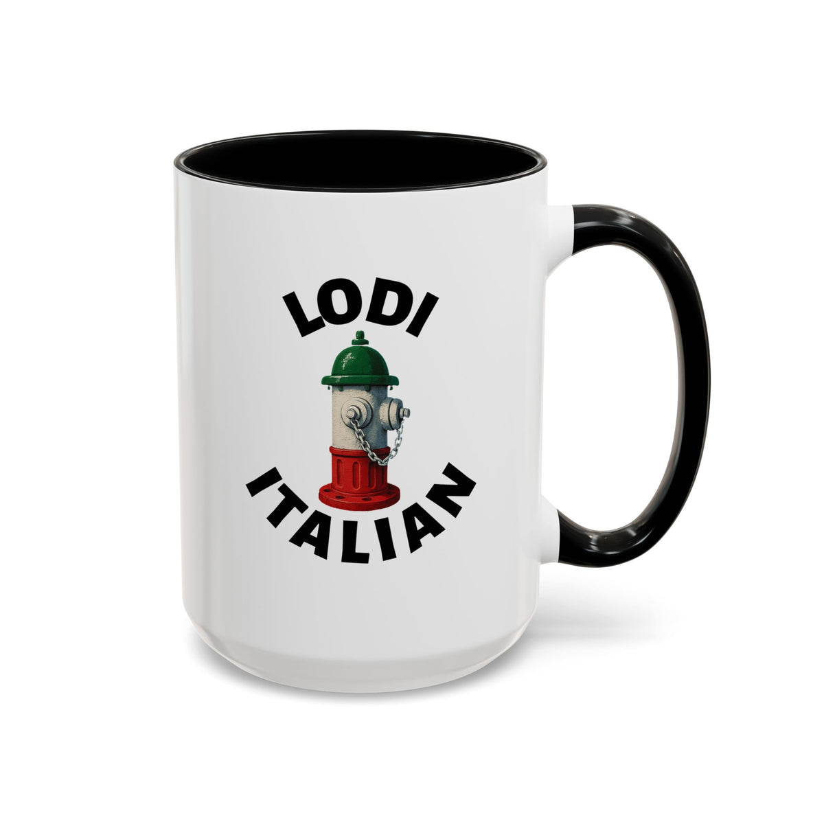 Lodi Coffee Mug with Fire Hydrant Design, Unique Gift for Italians, Fun Kitchen Decor