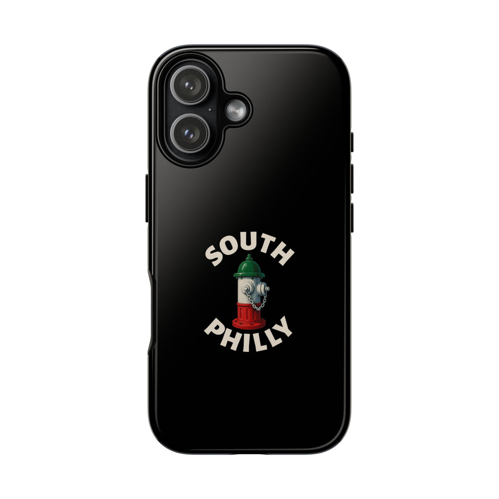South Philly Black Phone Case, Tough Cases for iPhone, Gift for Italians, Stylish Phone Cover, Unique Phone Accessory