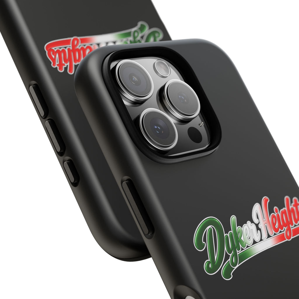 Dyker Heights Black Phone Case, Tough Cases for iPhone, Gift for Italians, Stylish Phone Cover, Unique Phone Accessory