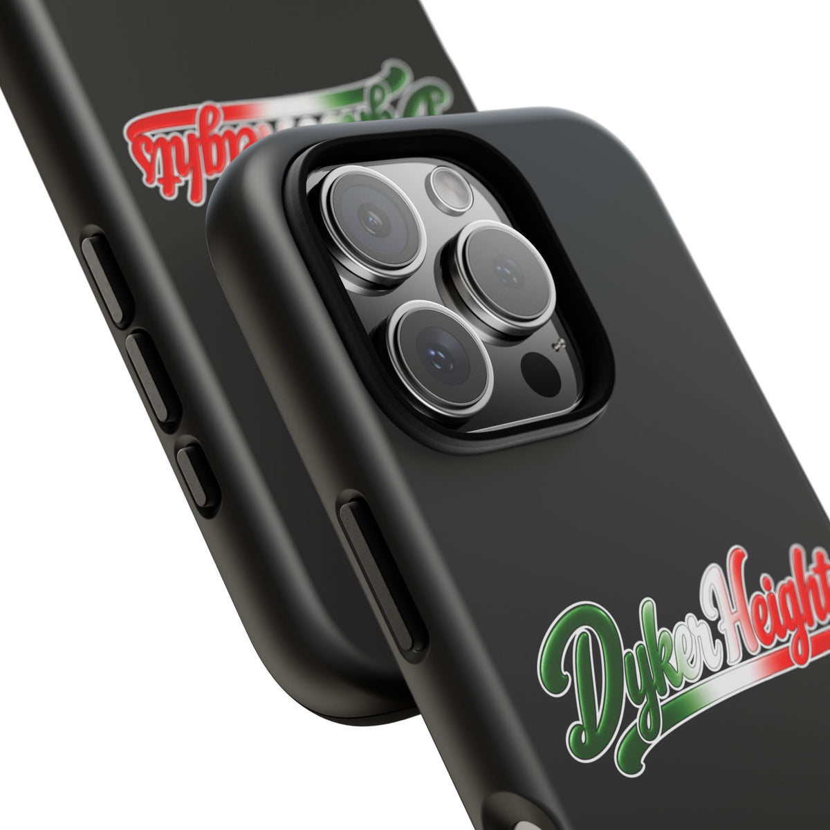 Dyker Heights Black Phone Case, Tough Cases for iPhone, Gift for Italians, Stylish Phone Cover, Unique Phone Accessory