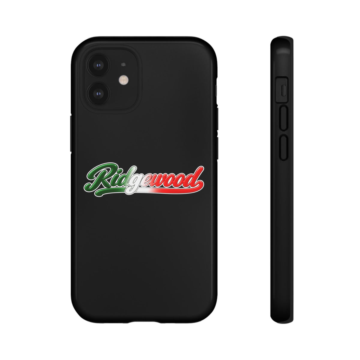 Ridgewood Black Phone Case, Tough Cases for iPhone, Gift for Italians, Stylish Phone Cover, Unique Phone Accessory