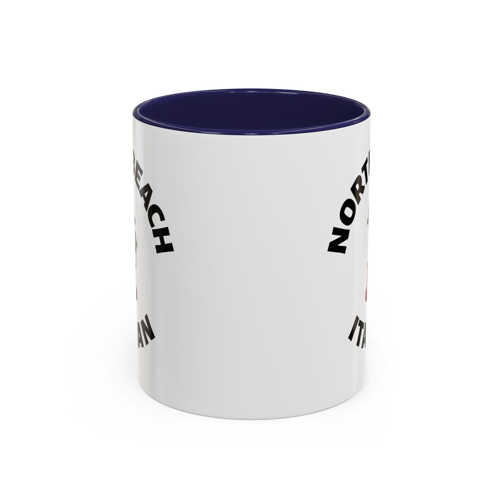 North Beach Coffee Mug with Fire Hydrant Design, Unique Gift for Italians, Fun Kitchen Decor