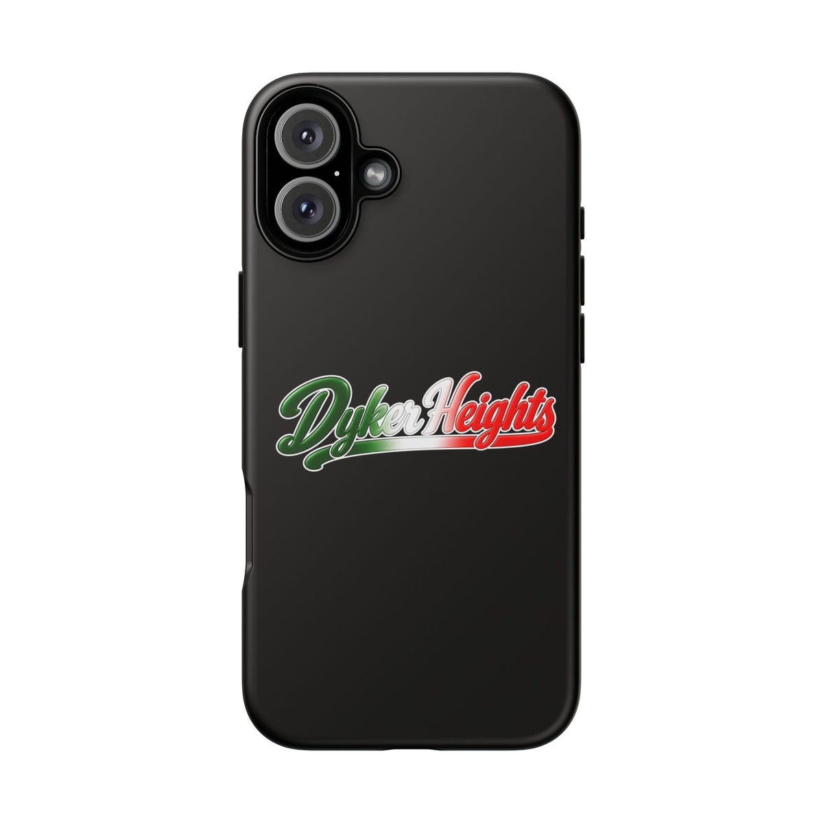 Dyker Heights Black Phone Case, Tough Cases for iPhone, Gift for Italians, Stylish Phone Cover, Unique Phone Accessory