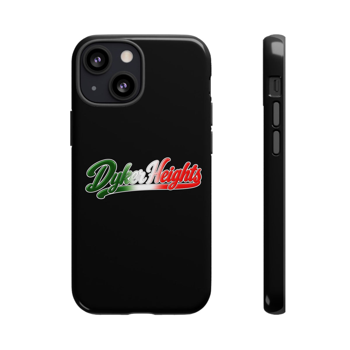 Dyker Heights Black Phone Case, Tough Cases for iPhone, Gift for Italians, Stylish Phone Cover, Unique Phone Accessory