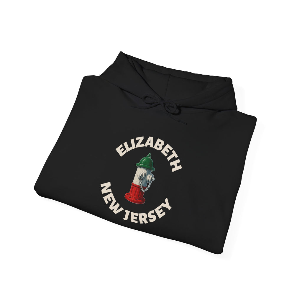 Elizabeth New Jersey Hoodie — Italian Flag Script Pullover