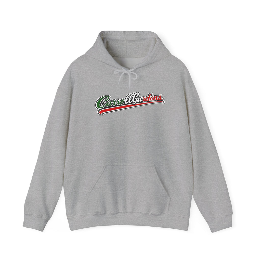 Carroll Gardens Hoodie — Italian Flag Script Pullover