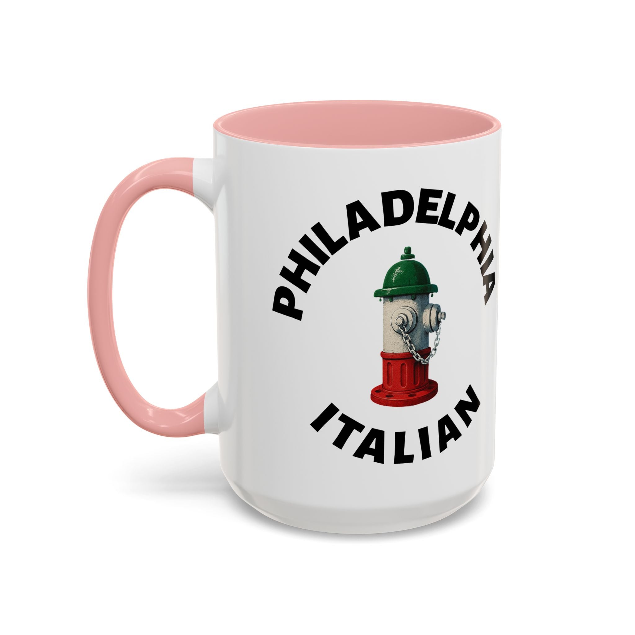 Philadelphia Coffee Mug with Fire Hydrant Design, Unique Gift for Italians, Fun Kitchen Decor