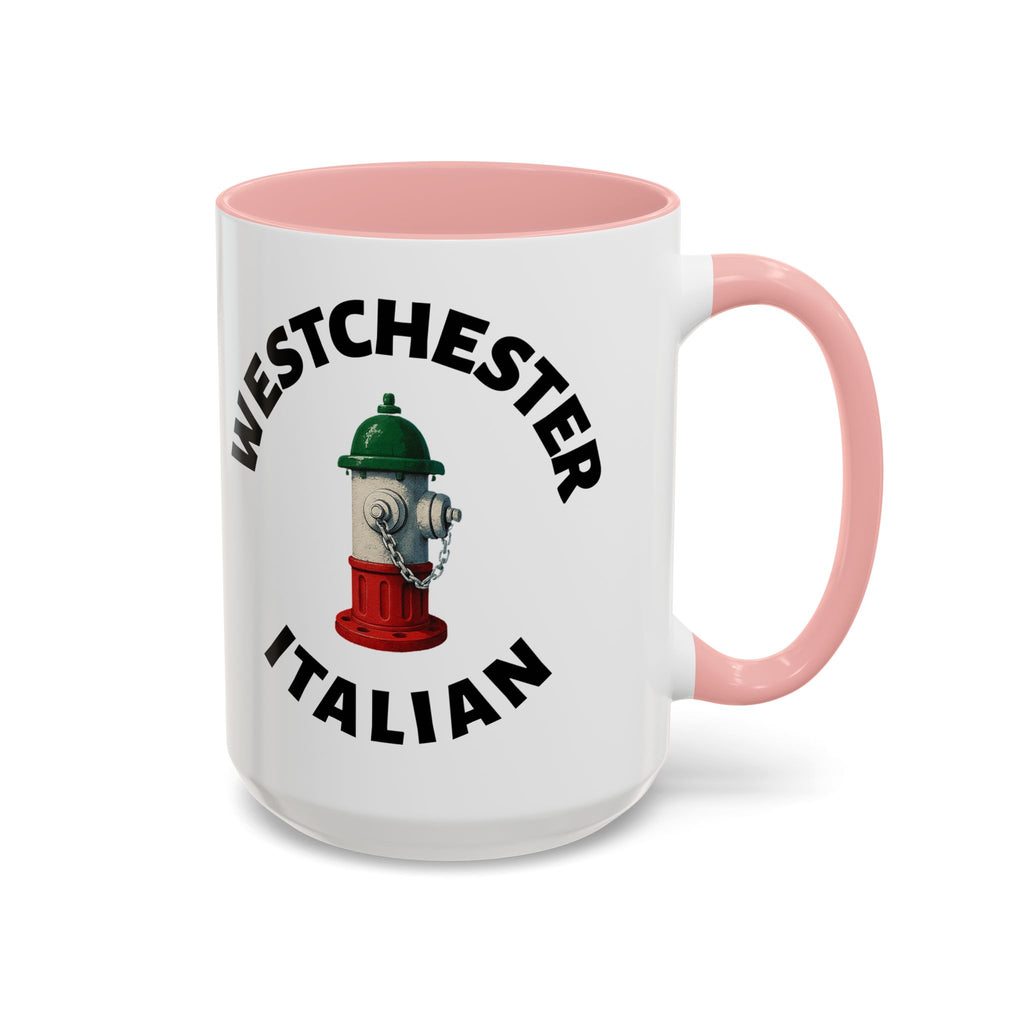 Westchester Coffee Mug with Fire Hydrant Design, Unique Gift for Italians, Fun Kitchen Decor
