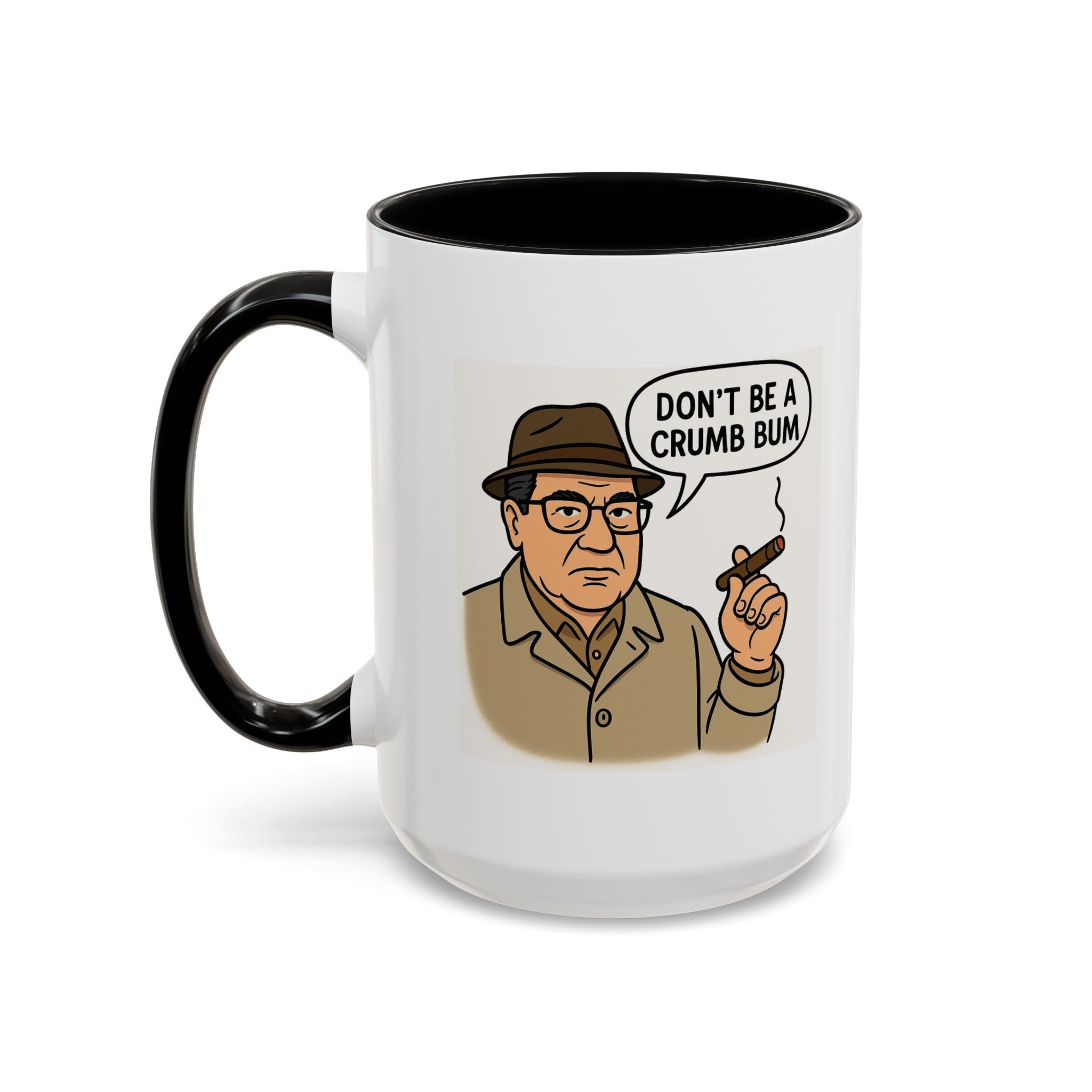 Don’t be a Crumb Bum Coffee Mug, Unique Gift for Italians, Fun Kitchen Decor