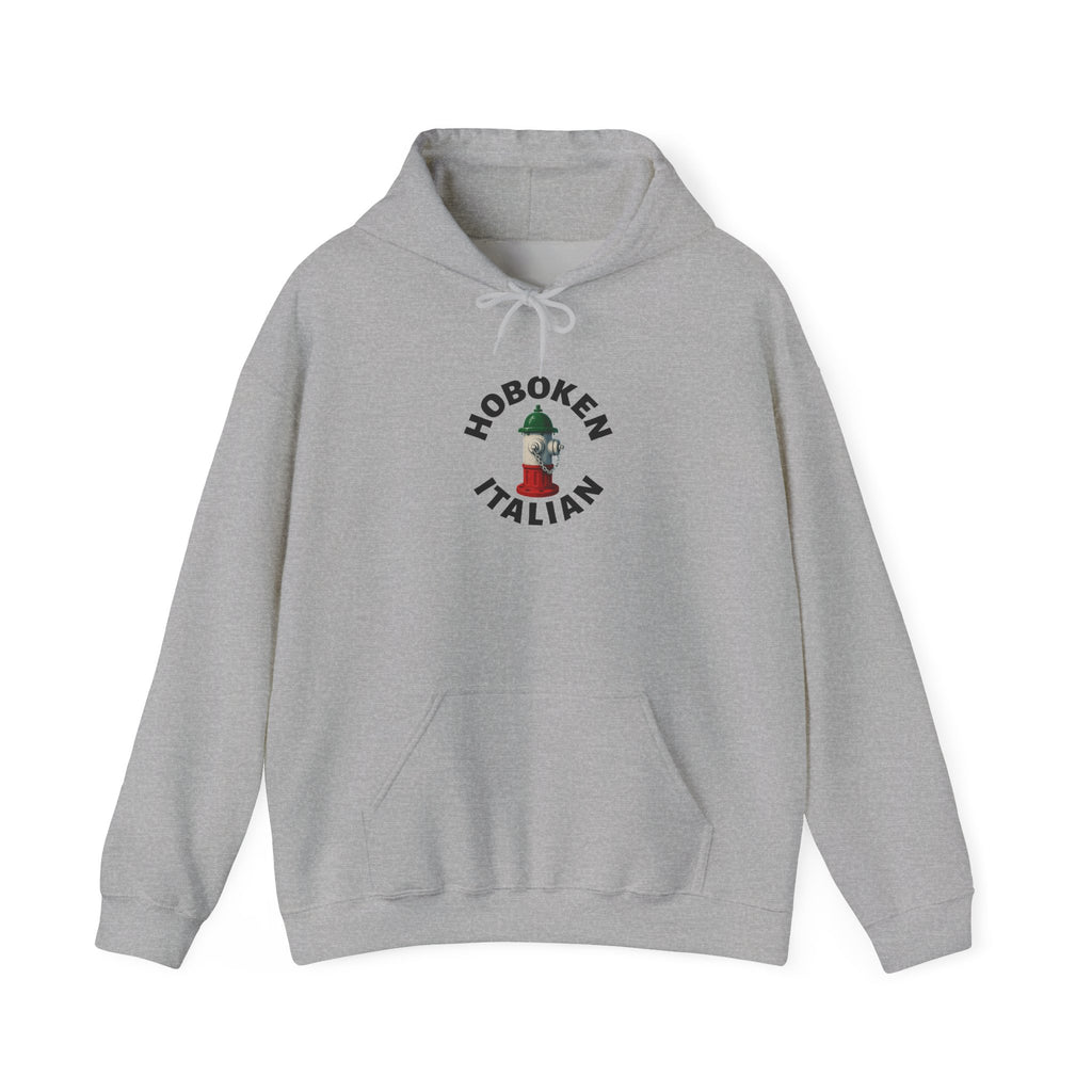 Hoboken Italian Hoodie — Italian Flag Script Pullover