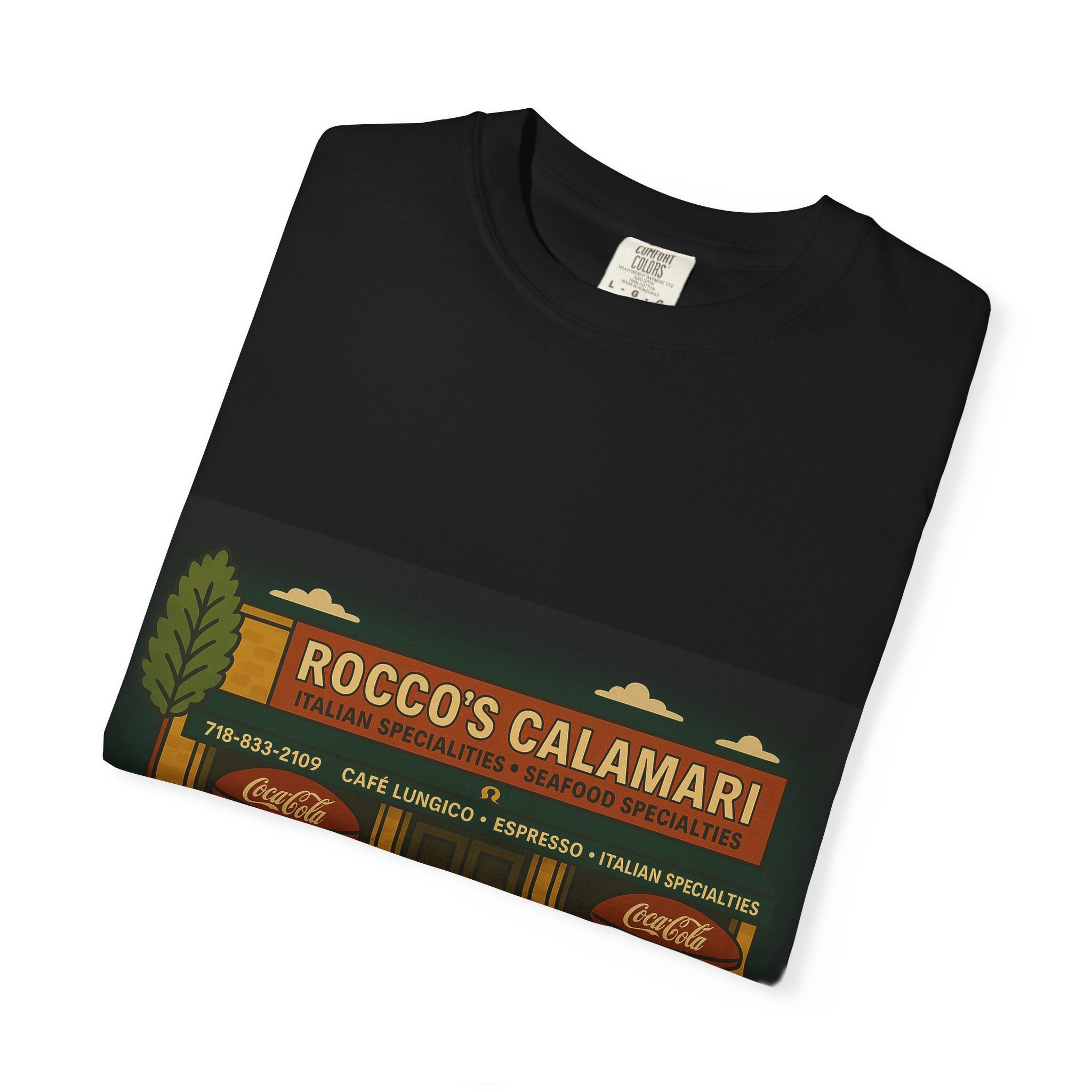 Rocco's Calamari Bay Ridge Tee | Street Style, Unisex Fashion, Comfortable Casual Wear