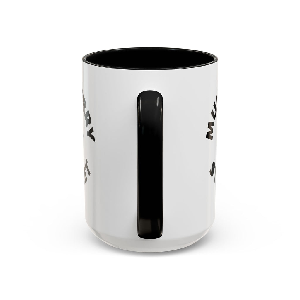 Mulberry Street Coffee Mug with Fire Hydrant Design, Unique Gift for Italians, Fun Kitchen Decor
