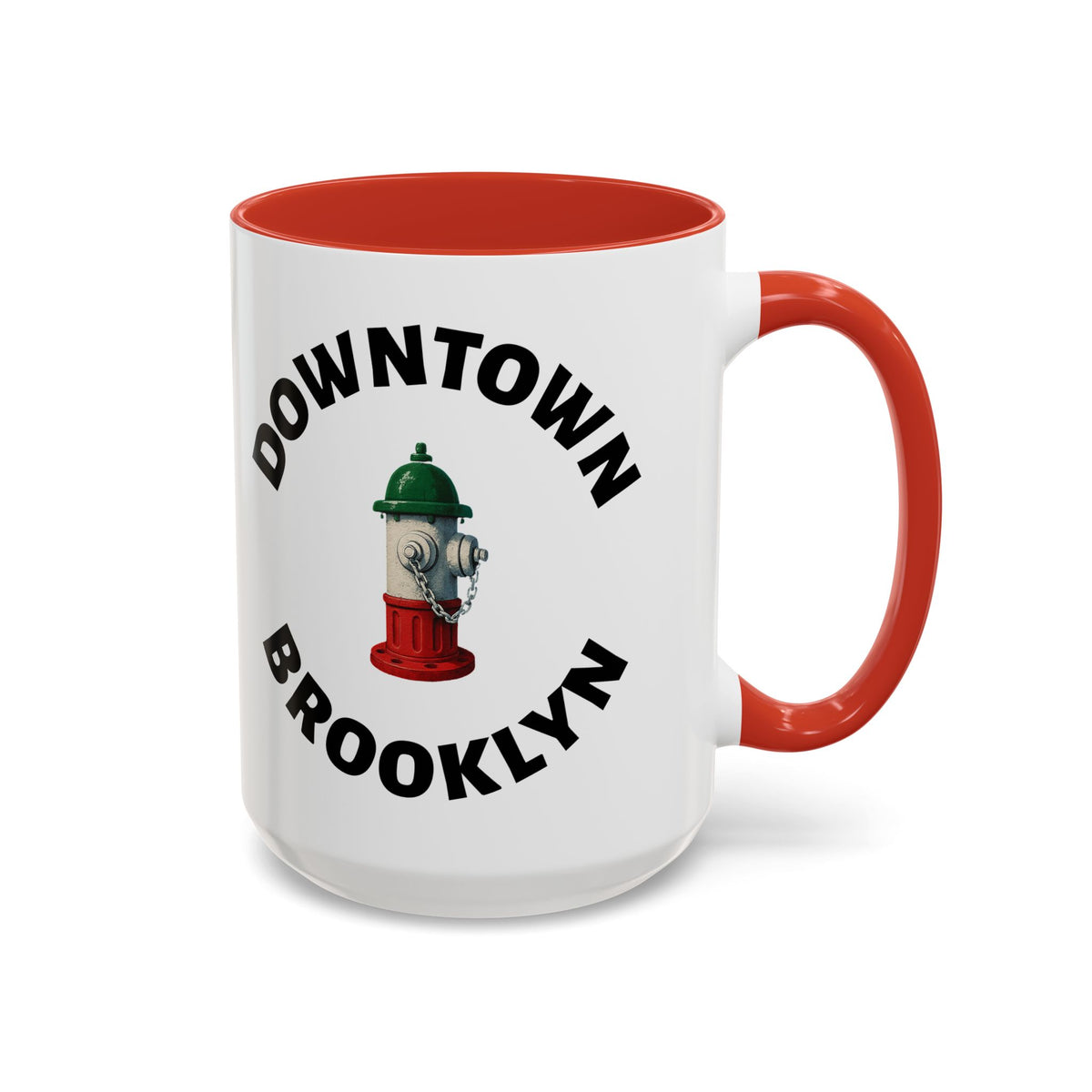 Downtown Coffee Mug with Fire Hydrant Design, Unique Gift for Italians, Fun Kitchen Decor