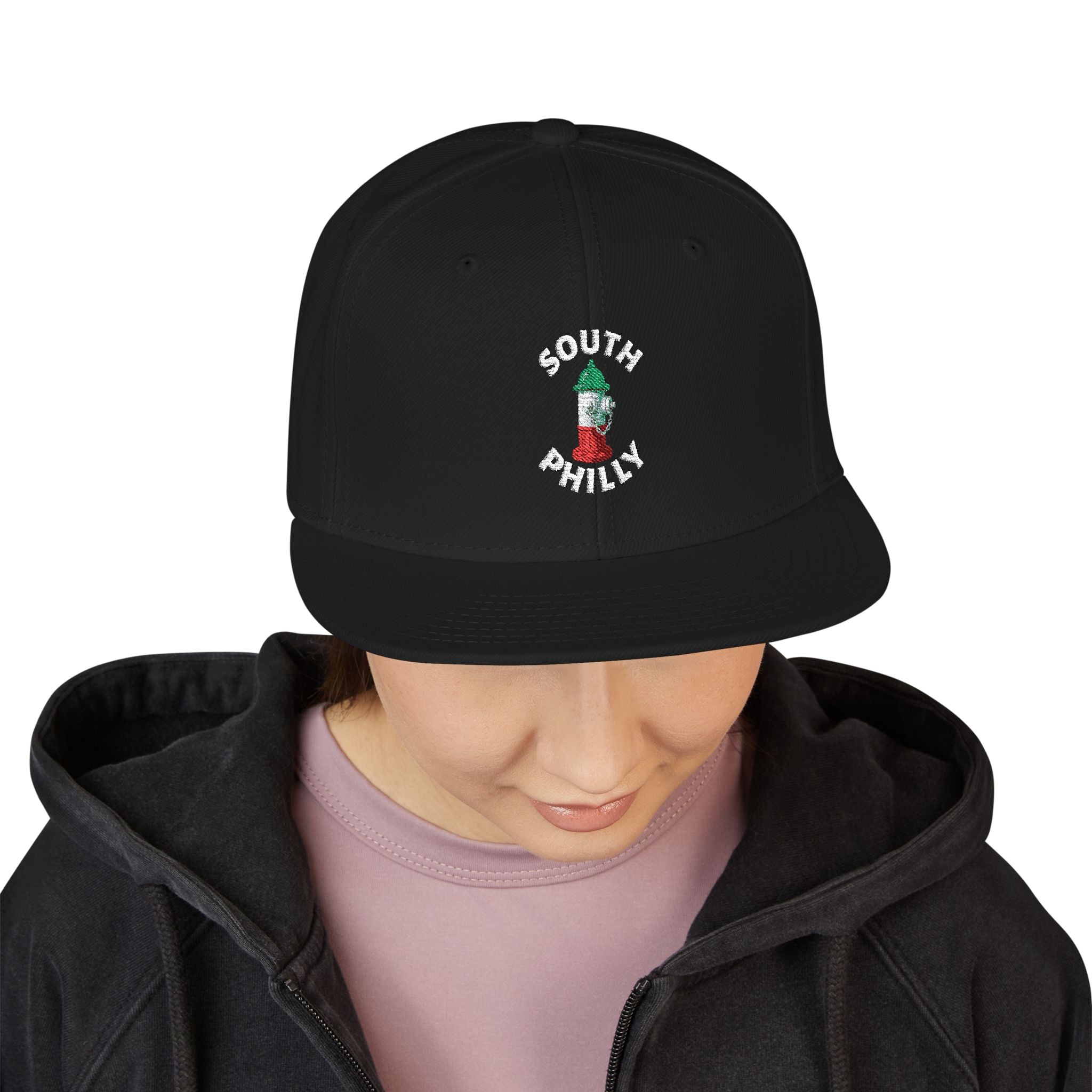 South Philly Embroidered Snapback Hat | Street Sign Patch Cap