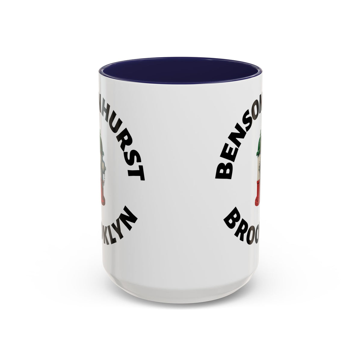 Bensonhurst Coffee Mug with Fire Hydrant Design, Unique Gift for Italians, Fun Kitchen Decor