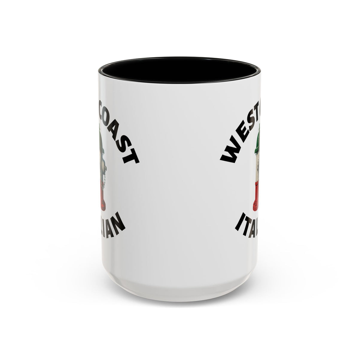 West Coast Coffee Mug with Fire Hydrant Design, Unique Gift for Italians, Fun Kitchen Decor