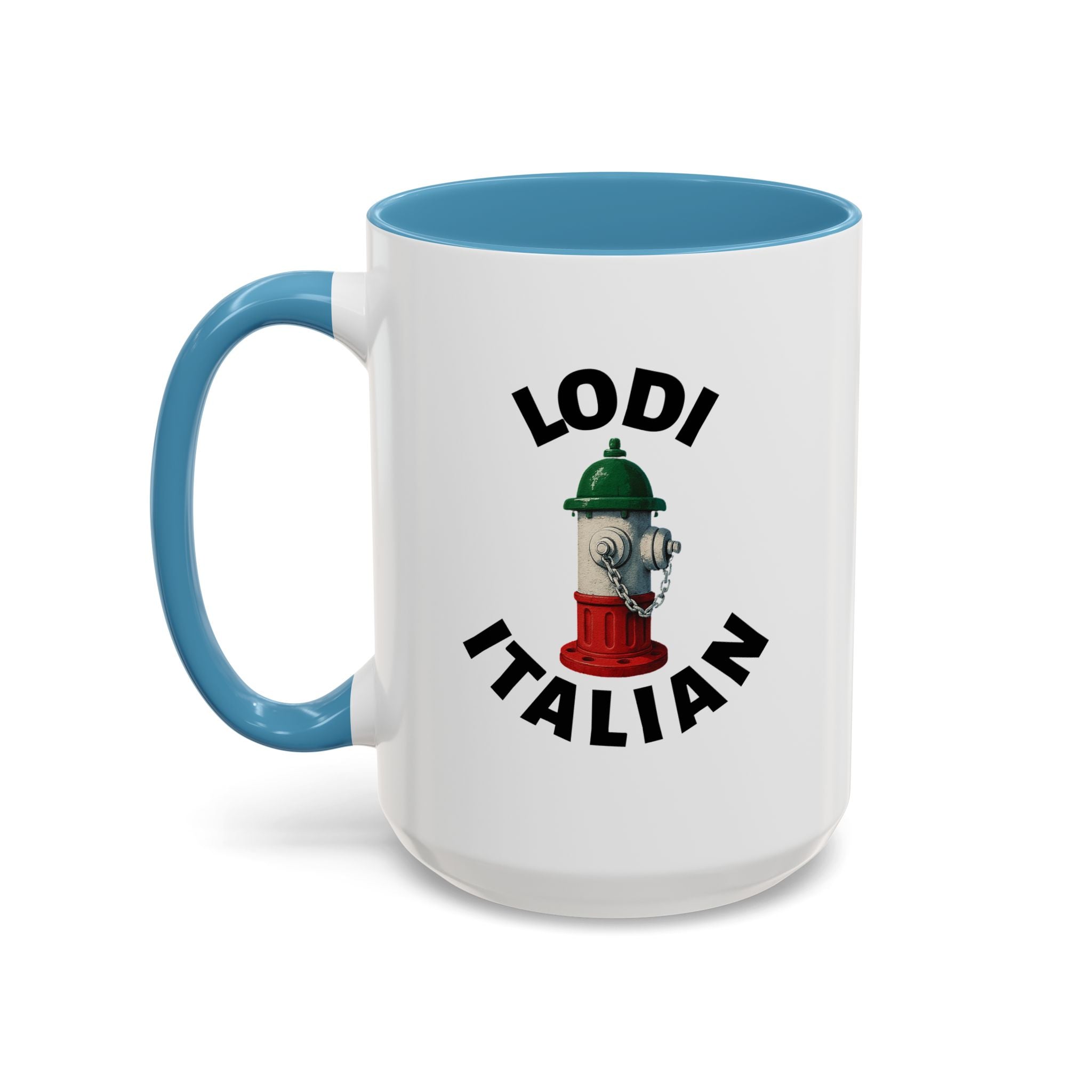 Lodi Coffee Mug with Fire Hydrant Design, Unique Gift for Italians, Fun Kitchen Decor